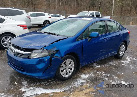 2012 Honda Civic Lx из США, поврежденный, VIN 2HGFB2F58CH509046